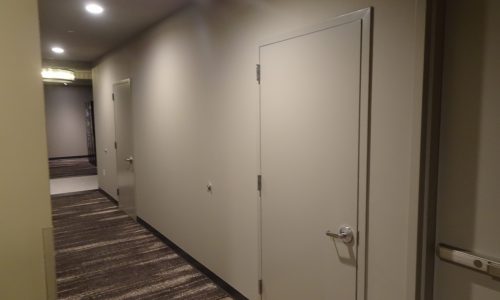 Storage Door and Walls Repainted