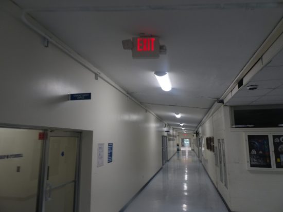 Another Hallway View of Ceiling Work