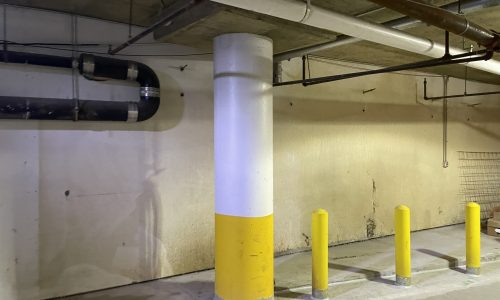 Original Column Paint – Worn/Faded