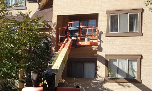 Boom Lift for Bay Windows