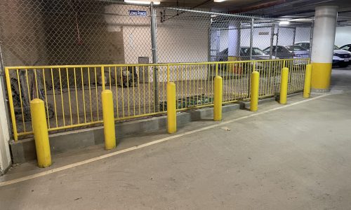 Worn Bollards & Safety Lines