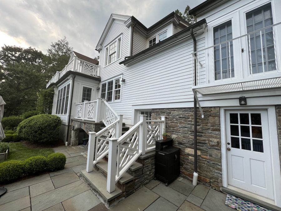 A stone and clapboard home in Fairfield that was repainted. Preview Image 1
