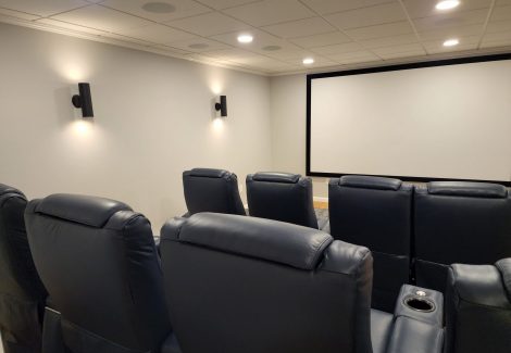 home theater room painting
