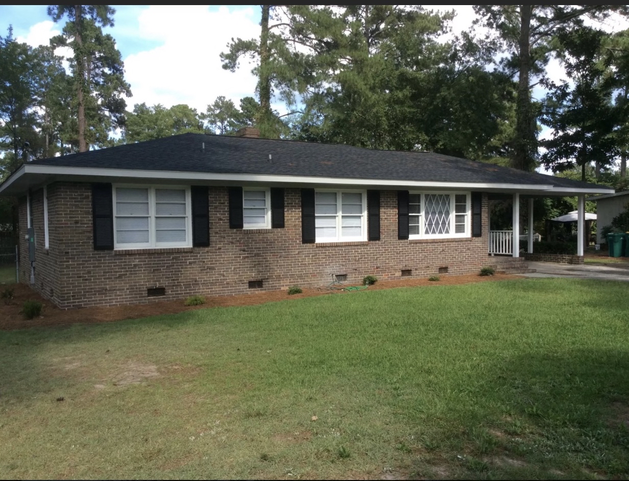 before residential exterior painting in fayetteville, nc