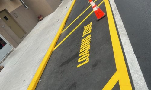 Loading Zone - Sidewalk Painting