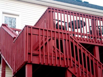 Exterior Deck Painting by CertaPro painters in Fayetteville, AR