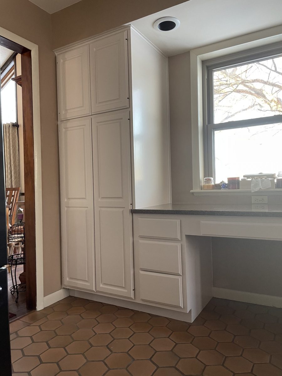 Updated kitchen storage , white painted storage Preview Image 2