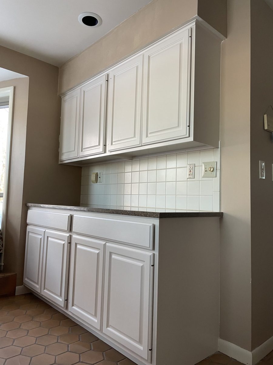 kitchen storage updated to white with paint Preview Image 6