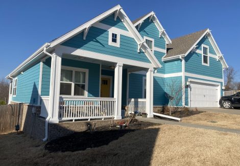 Faded Turquoise Home Restored