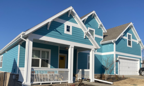 two story trim and siding