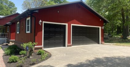 Maroon & White Exterior