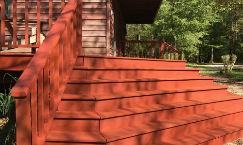 Deck Staining Project