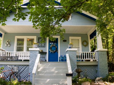 Exterior house painting by CertaPro painters in Fayetteville, AR