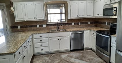White Painted Cabinets