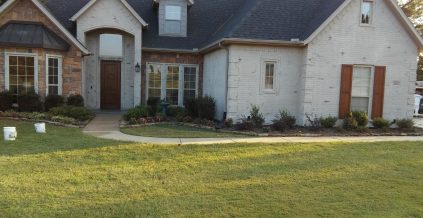 Stained Brick Exterior