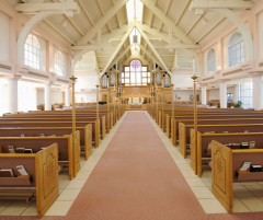 Inside of church