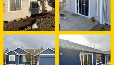 Exterior Before and After