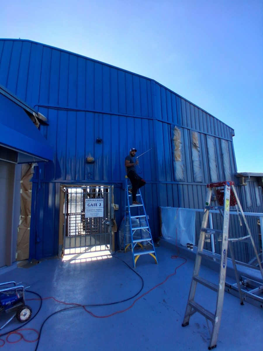 Marina Warehouse Exterior Painting Project Preview Image 2