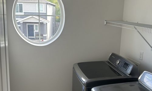 Clean & Bright Laundry Room