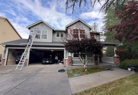 home exterior before repaint