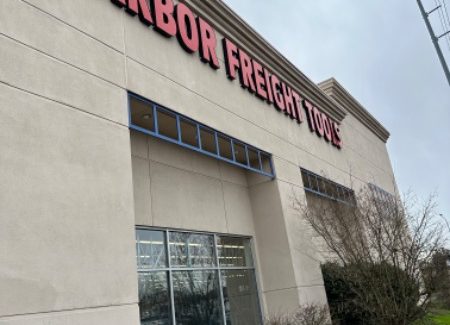 Harbor Freight Side Entrance (Before)