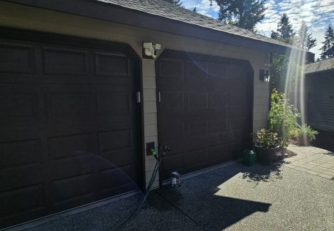 exterior of house after trim painting