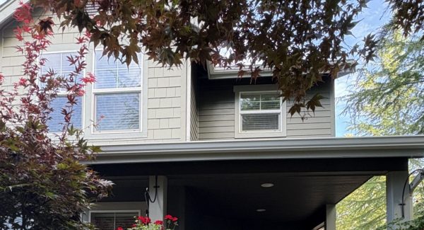 covered front porch after exterior repaint
