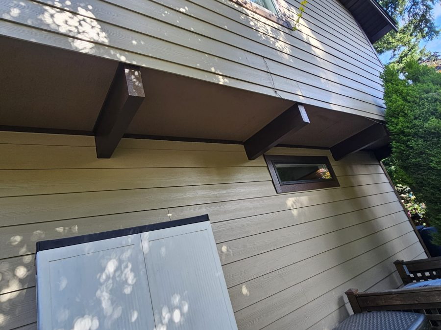 soffits and siding on house exterior after repaint Preview Image 5