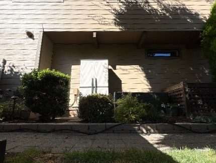 exterior of house before trim painting