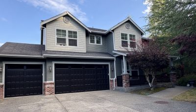 repainted home exterior