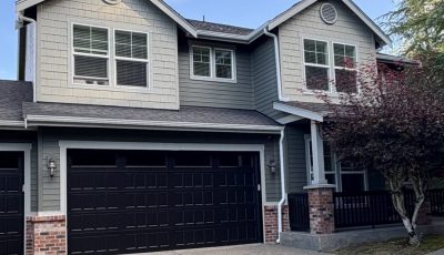 repainted home exterior