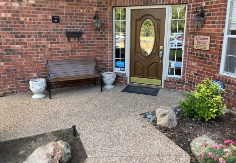 Office Entrance & Bench Painting