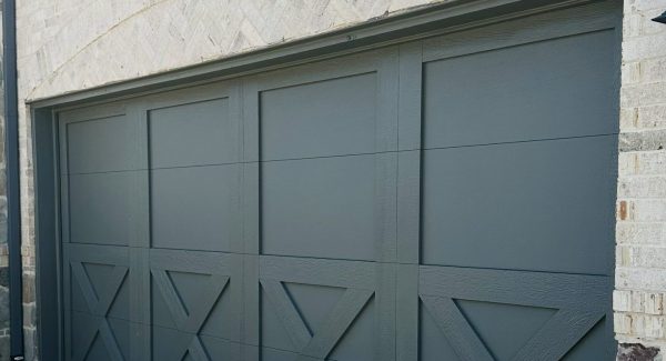 Black Garage Door Carpentry Repair & Painting Carrollton, TX