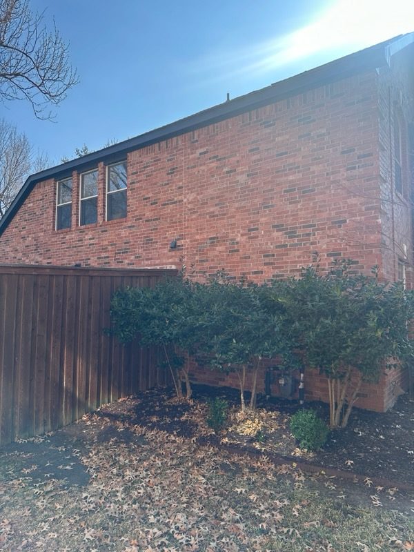 Side of Home After Exterior Painting Black Trim & Soffits Preview Image 3