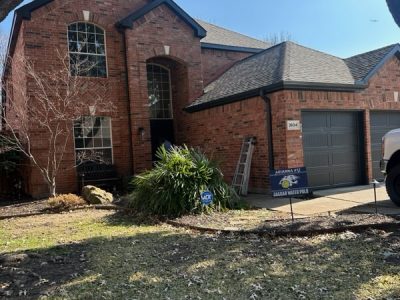 After Exterior Painting Black Trim & Accents Flower Mound, TX