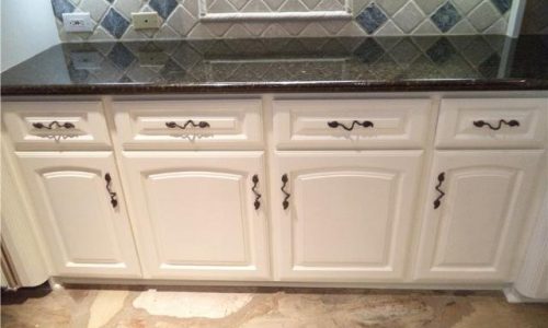 Sugar Land, TX Cabinets After Being Painted