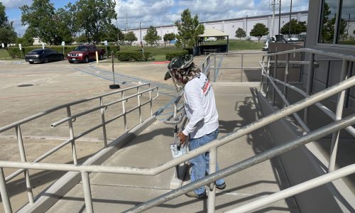 Exterior Ramp Railing - In Progress