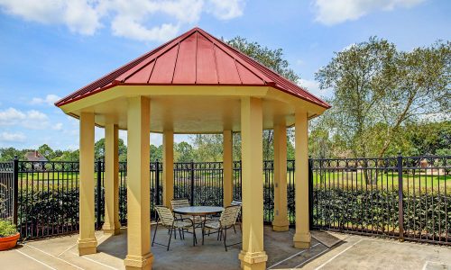 Gazebo before refinishing