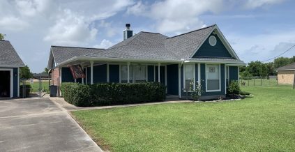Blue & White Exterior