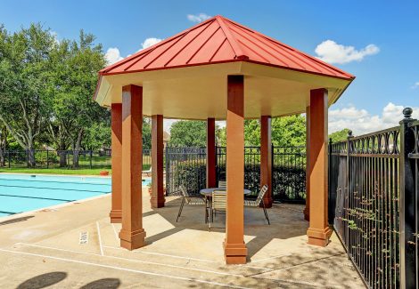 commercial gazebo painting
