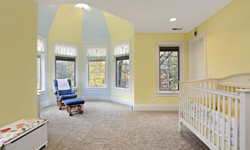 Pastel Yellow Painted Nursery