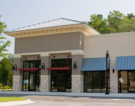 retail storefront exterior painting services