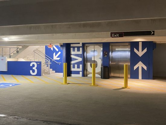 commercial parking garage painters