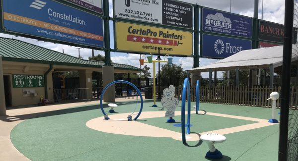 Epoxy finished water area