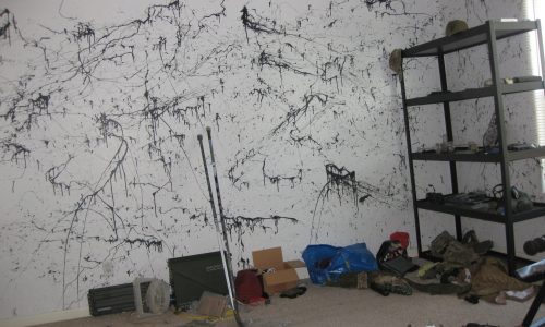 Splattered Wall