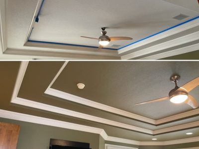 Painting vaulted ceilings