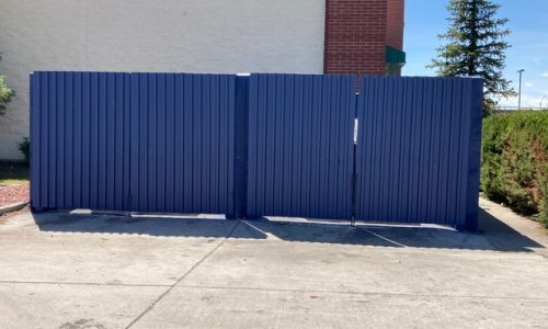 Trash Enclosure After Painting