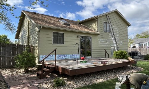 Progress On The Back Of The House