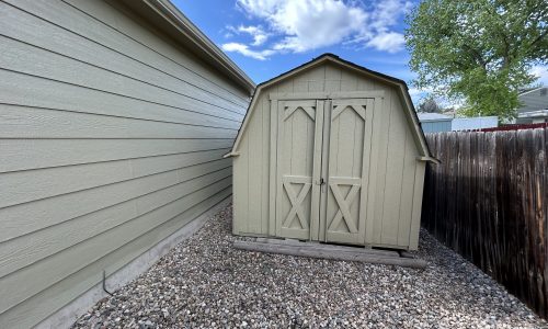 Shed & Side Of The House (Progress)