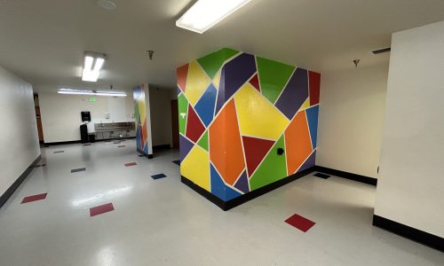 Frontier Academy Mural (Before)